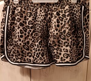 Leopard Print Sport Shorts